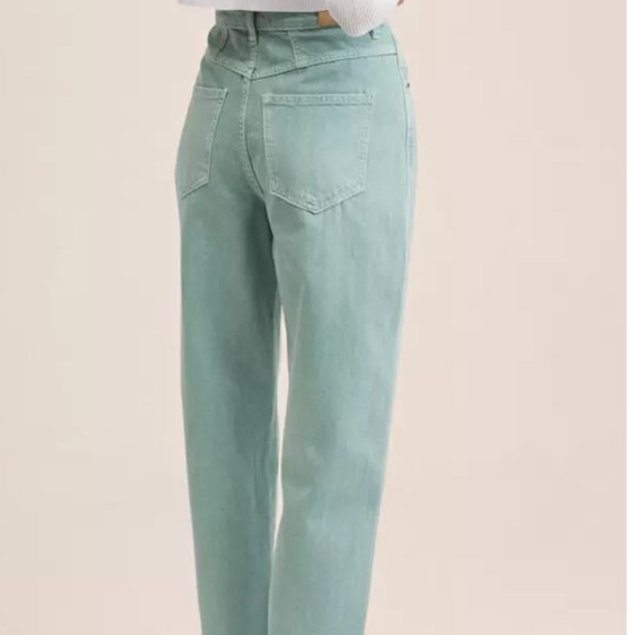 NEW Mango Tapered Ankle High Waist Jeans - Picture 2 of 7